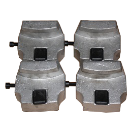 Mors de serrage en aluminium pour poids lourds 1 set = 4 pièces (7256, 7226)