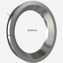Anneau de serrage pour jantes aluminium poids lourds Ø201 mm